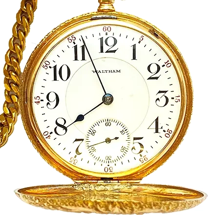 ウォルサム 14K 手巻式 ホワイト