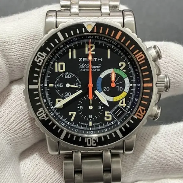 ゼニス　02.0480.405　エルプリメロ　レインボーフライバック