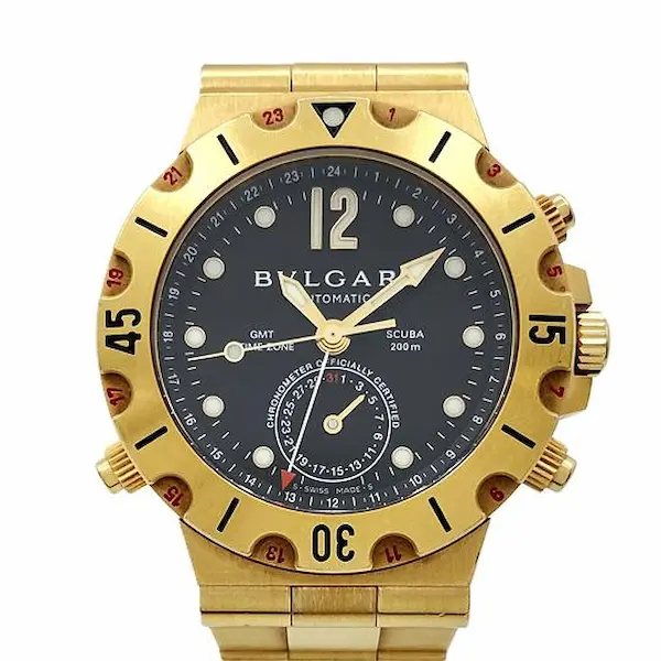 ブルガリ　ディアゴノ　スクーバ　SD 38 G GMT