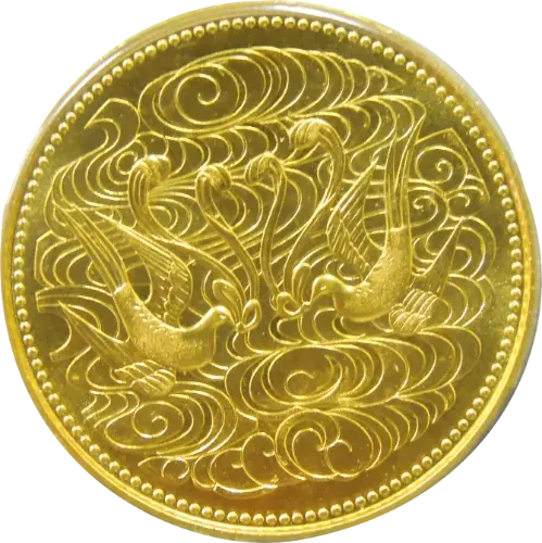 天皇陛下御在位60年記念金貨